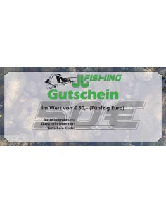 50€ JJ-Fishing Geschenk Gutschein Weihnachtsgeschenk-Gutscheine-JJ-Fishing