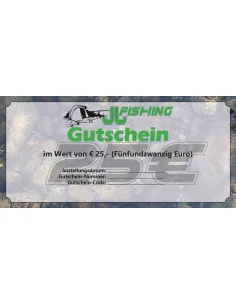 25€ JJ-Fishing Geschenk Gutschein Weihnachtsgeschenk-Gutscheine-JJ-Fishing