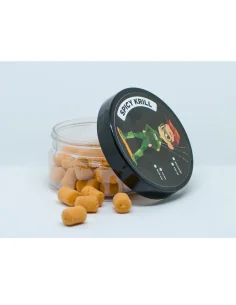 Boilie Academy Pop Up Spicy Krill 10-14mm Dumbell Auftreibende Köder-Köder-JJ-Fishing