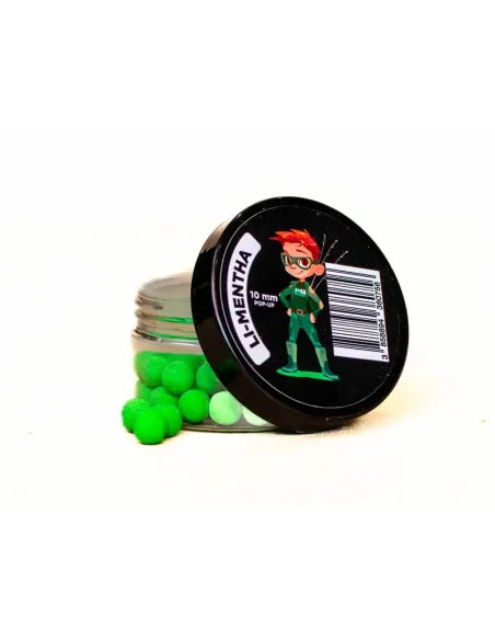 Boilie Academy Pop Up Li-Mentha 10mm Auftreibende Köder