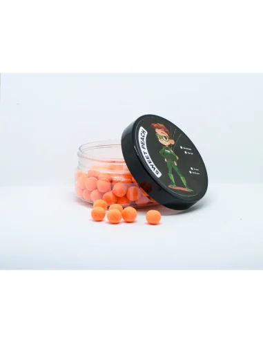 Boilie Academy Pop Up Sweet Peach 10mm Auftreibende Köder Method Feeder-Köder-JJ-Fishing