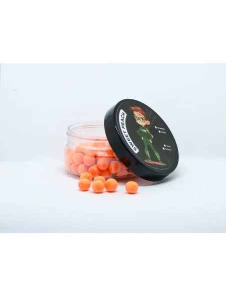 Boilie Academy Pop Up Sweet Peach 10mm Auftreibende Köder Method Feeder-Köder-JJ-Fishing