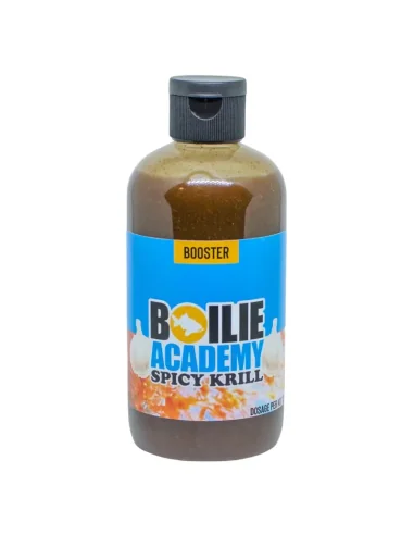 Boilie Academy Booster Spicy Krill 250ml Hochintensiv