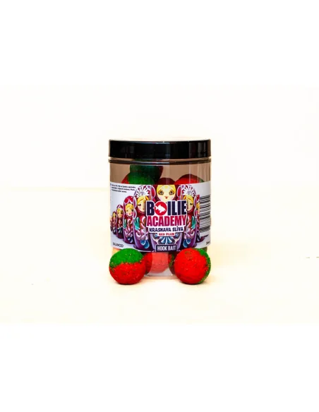 Boilie Academy Balanced 24mm Red Plum Wafter Hookbaits-Hookbaits-JJ-Fishing