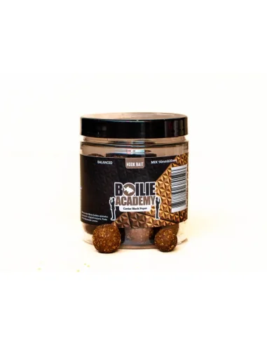Boilie Academy Balanced 14-20mm Caviar Black Pepper Mix Wafter Hookbaits-Hookbaits-JJ-Fishing