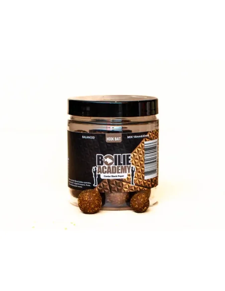 Boilie Academy Balanced 14-20mm Caviar Black Pepper Mix Wafter Hookbaits-Hookbaits-JJ-Fishing
