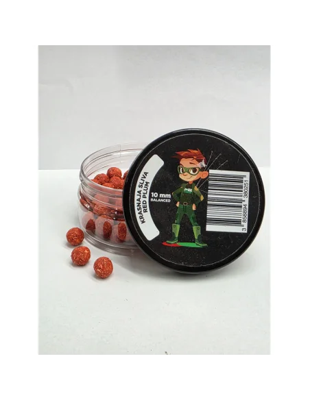 Boilie Academy Balanced 10mm Red Plum Wafter Hookbaits Method Feeder