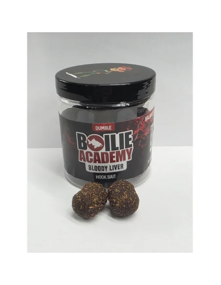 Boilie Academy Balanced 20-24mm Dumbell Bloody Liver Wafter Hookbaits-Hookbaits-JJ-Fishing