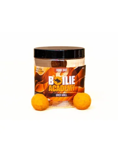 Boilie Academy Balanced 24mm Spicy Krill Soluble Bio Culture Hookbaits-Hookbaits-JJ-Fishing