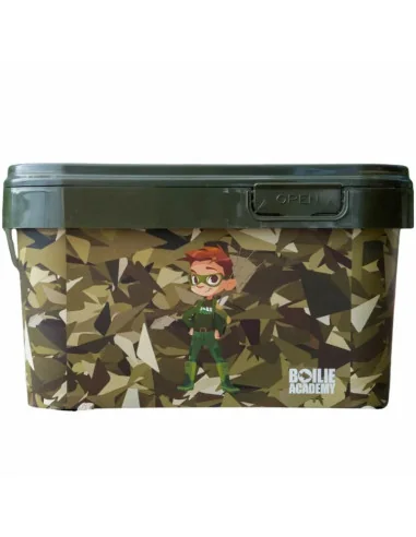Boilie Academy 5L Bait Bucket Camo Kübel Eimer-Tackle & Co-JJ-Fishing