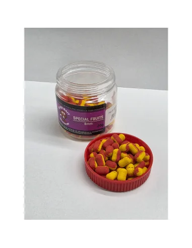 Dudi Bait Pop Up Special Fruits 8 mm Dumbell Method Feeder 4x World Winner-Köder-JJ-Fishing