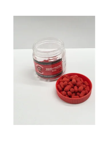 Dudi Bait Pop Up Squid & Fructe 8 mm Dumbell Method Feeder 4x World Winner-Köder-JJ-Fishing