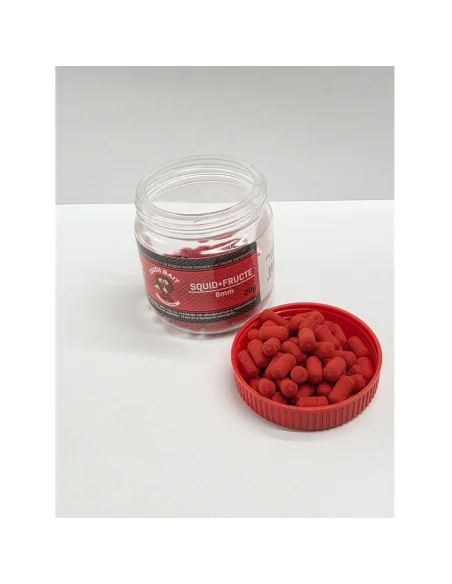 Dudi Bait Pop Up Squid & Fructe 8 mm Dumbell Method Feeder 4x World Winner-Köder-JJ-Fishing