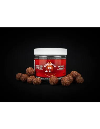 Dudi Bait Mister Red Super Hot 14+16 mm Wafters Hook Baits Hakenköder 4x World Winner-Köder-JJ-Fishing