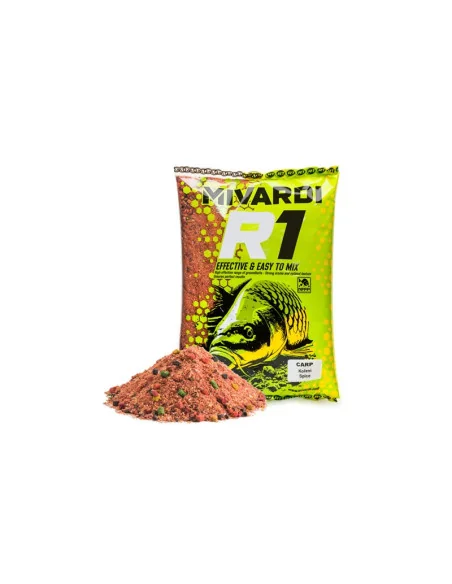 Mivardi R1 CARP Spicy Groundbait Competition 1000g Edition Wettkampf Staubfutter Grundfutter-Köder-JJ-Fishing