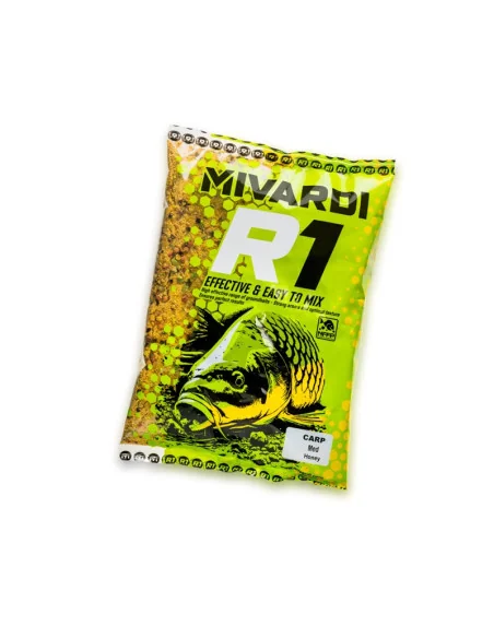 Mivardi R1 CARP Honig Groundbait Competition 1000g Edition Wettkampf Staubfutter Grundfutter-Köder-JJ-Fishing