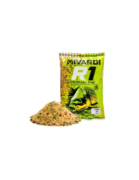 Mivardi R1 CARP Honig Groundbait Competition 1000g Edition Wettkampf Staubfutter Grundfutter-Köder-JJ-Fishing
