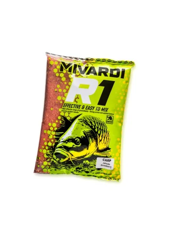 Mivardi R1 CARP Erdbeere Groundbait Competition 1000g Edition Wettkampf Staubfutter Grundfutter-Köder-JJ-Fishing