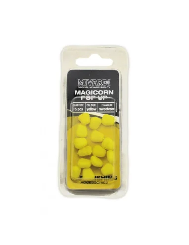 Mivardi MagiCorn Sweet Corn Pop Up Fake Mais Gummi Mais Auftreibend mit Aroma-Fake Baits-JJ-Fishing
