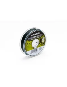 Mivardi Terminal X4 Braid 0.26mm 15m Green Geflochtenes Vorfachmaterial Karpfen-Schnüre-JJ-Fishing