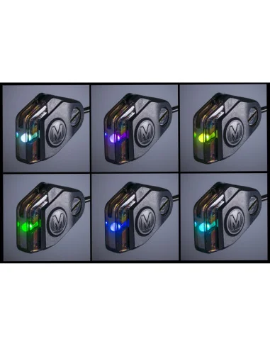 Mivardi MCX88 Multicolor Illuminated Swingarm Hängebissanzeiger Farbwechsel