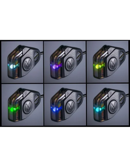 Mivardi MCX88 Multicolor Illuminated Swingarm Hängebissanzeiger Farbwechsel