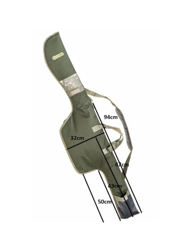 Mivardi CamoCODE 145 Double 2 Rutenfutteral Angelrutentasche