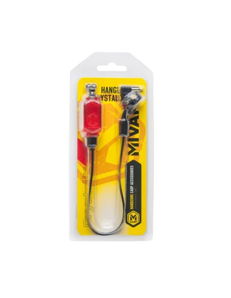 Mivardi CrystaliX Rot Hanger mit LED Hängebissanzeiger Bite Indicator-Bissanzeiger & Bobbins-JJ-Fishing