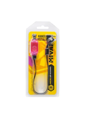 Mivardi CrystaliX Pink Hanger mit LED Hängebissanzeiger Bite Indicator-Bissanzeiger & Bobbins-JJ-Fishing