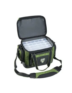 Mivardi Executive Pro Spinn Angeltasche mit Köderboxen Predator Bag 2