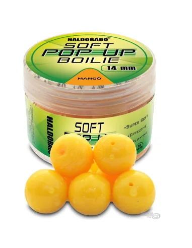 Haldorado Super Soft Mango Pop Up 14mm Boilies Method Feeder Angelköder Fake Köder-Boilies-JJ-Fishing