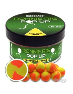 Haldorado Ronnie Rig Tropical Fruit Pop Up Hot 10mm Bi-Color Köder Extra Intensiv-Köder-JJ-Fishing