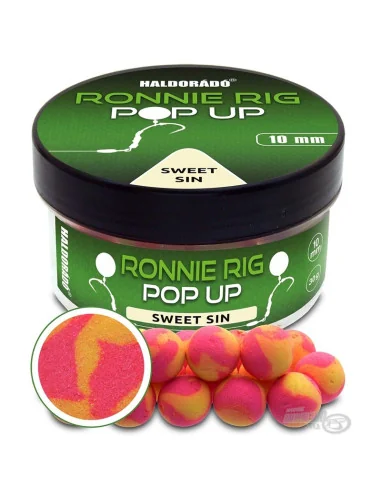 Haldorado Ronnie Rig Sweet Sin Pop Up 10mm Bi-Color Köder Extra Intensiv-Köder-JJ-Fishing