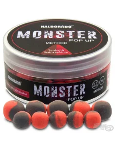 Haldorado MONSTER Pop Up Tuna & Bloodworm 9-11mm Method Feeder Boilie Hochntensiev Duo Collor-Köder-JJ-Fishing