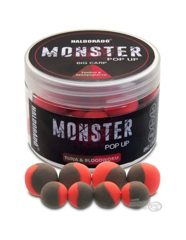 Haldorado MONSTER Pop Up Method - Red Salmon 9-11mm Boilie Hochnten...