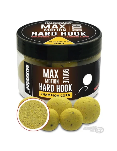 Haldorado MAX MOTION Wafter Champion Corn 16 & 20mm Hookbaits Hard Hakenköder-Köder-JJ-Fishing