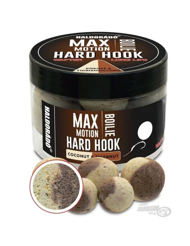 Haldorado MAX MOTION Wafter Kokos & Tigernuss 24 & 30mm Hookbaits Hard Hakenköder-Köder-JJ-Fishing