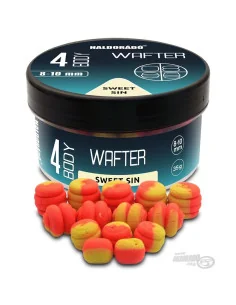 Haldorado 4 BODY Sweet Sin Wafter 8-10mm Bicolor Method Feeder Köder-Wafters-JJ-Fishing