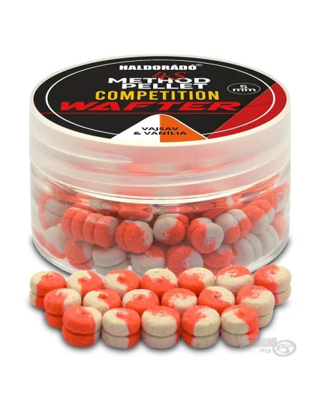 Haldorado 4S COMPETITION N-Butyric Acid & Vanille Method 5mm Wafer Bicolor Wettkampf Feeder Köder-Wafters-JJ-Fishing