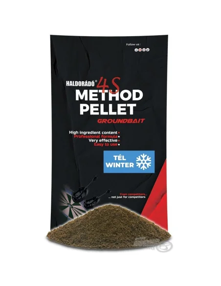 Haldorado 4S Method Pellet Groundbait HERBST 400g Staubfutter Wettk...