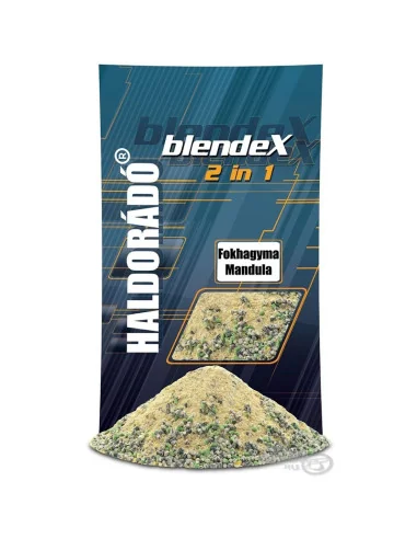 Haldorado BlendeX 2 in 1 Knoblauch & Mandel Competition Groundbait Staubfutter mit Pellets-Groundbait & Partikelfutter-JJ-Fis...