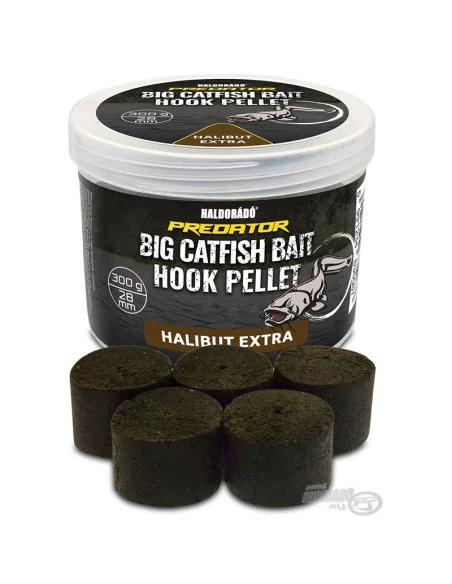 Haldorado Catfish Bait Halibut Extra Hook Pellets 28mm Hakenköder Wels-Wels Köder-JJ-Fishing