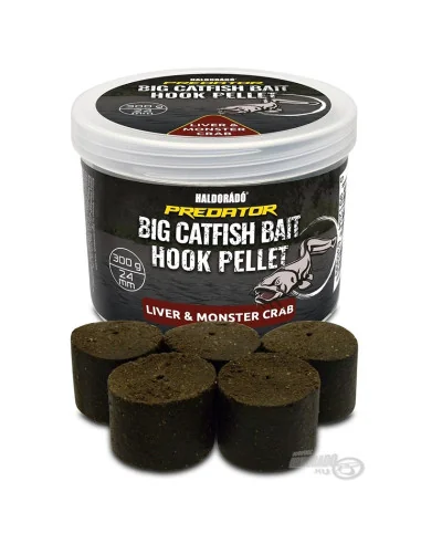Haldorado Catfish Bait Liver & Monster Crab Hook Pellets 24mm Hakenköder Wels-Wels Köder-JJ-Fishing