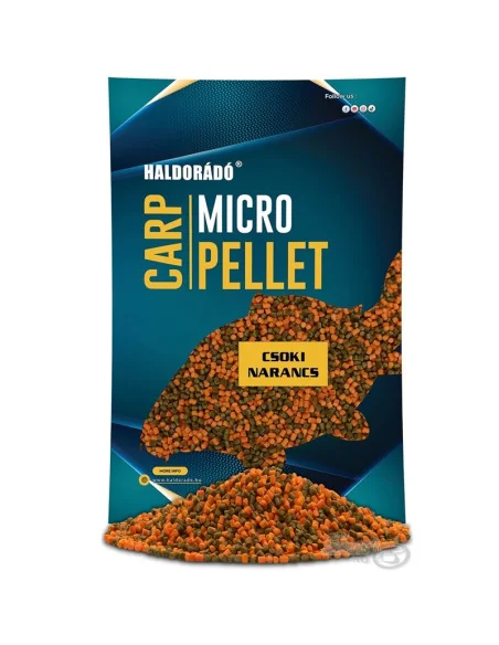 Haldorado Micro Carp Pellet Schokolade & Orange 600g 2,5mm Method Feeder Braun-Köder-JJ-Fishing