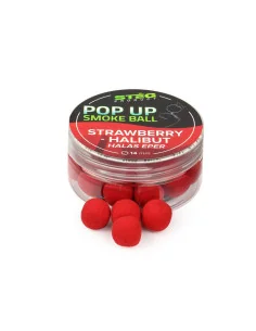 Steg Pop Up 14mm Erdbeere Heilbutt Smoke Ball 25g Extra Intensiv-Pop Up´s-JJ-Fishing