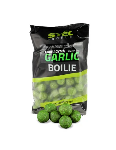Steg Soluble Boilie Garlic 24mm 1Kg Schnellauflösend Compedition Edition-Köder-JJ-Fishing