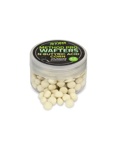 Steg Method PRO N-Butiric Acid & Sweet Corn Wafters 6-7mm Feeder Bait Ballanced-Köder-JJ-Fishing