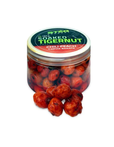 Steg Dipped Tigernuts Chili Peach 130g Eingelegte Tiegernüsse Extrem Intensiev