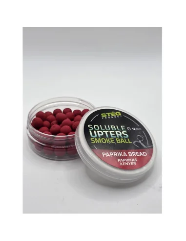 Steg Upters Color Ball Paprika Bread 12mm Wafter Soluble 30g Method Feeder Köder-Köder-JJ-Fishing