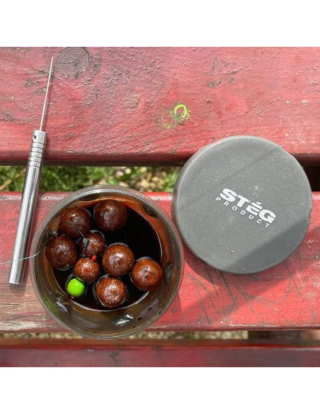 Steg Glug Pod Dip Dosen L mit Dichtung Köderdippen Angelköder Einlegen-Tackle & Co-JJ-Fishing